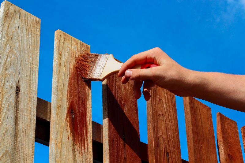 Fence Staining detail